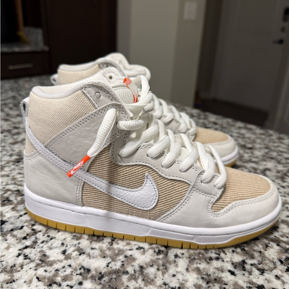 Nike SB Dunk High Pro ISO Orange Label Unbleached Natural- Sneaker (Unisex)